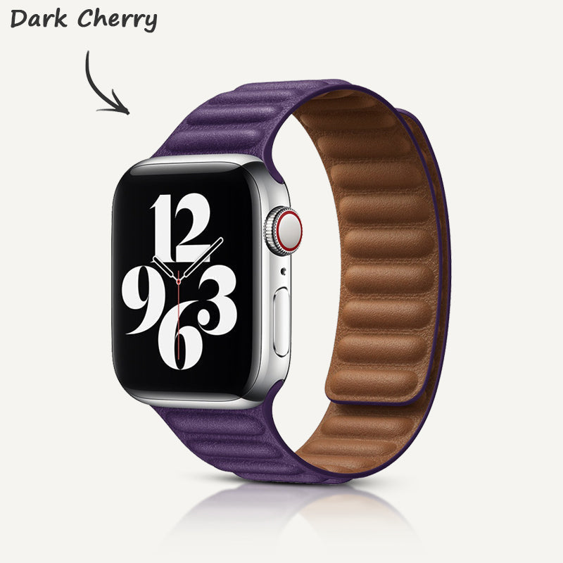 Leder-Link Magnetarmband für Apple Watch