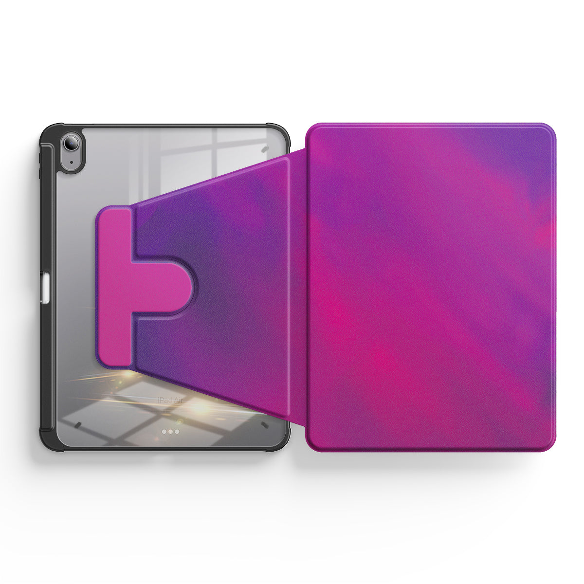 Lila Traum | iPad Series Snap 360° Stand Stoßfestes Schutzhülle
