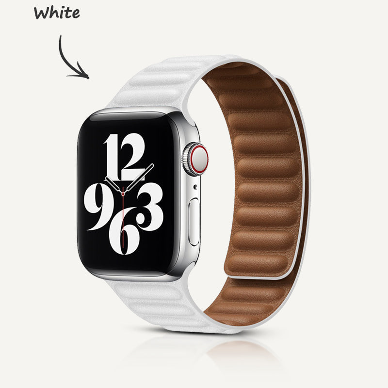 Leder-Link Magnetarmband für Apple Watch