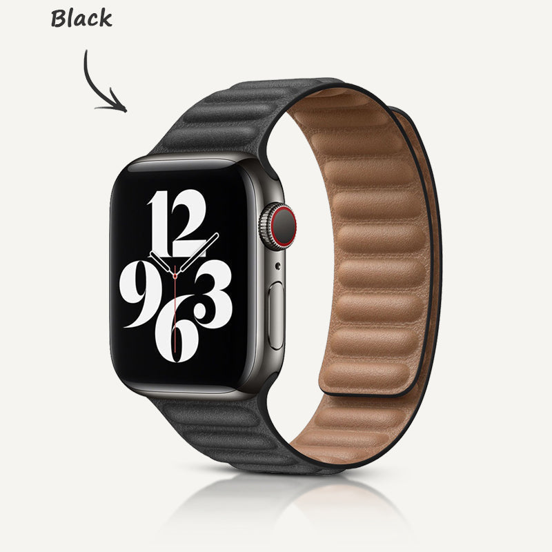Leder-Link Magnetarmband für Apple Watch