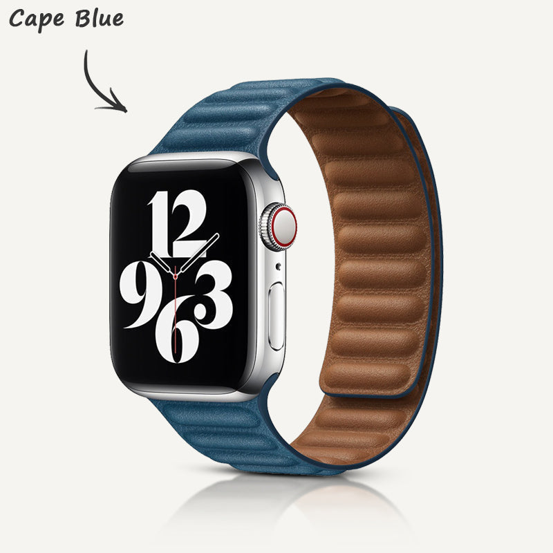 Leder-Link Magnetarmband für Apple Watch