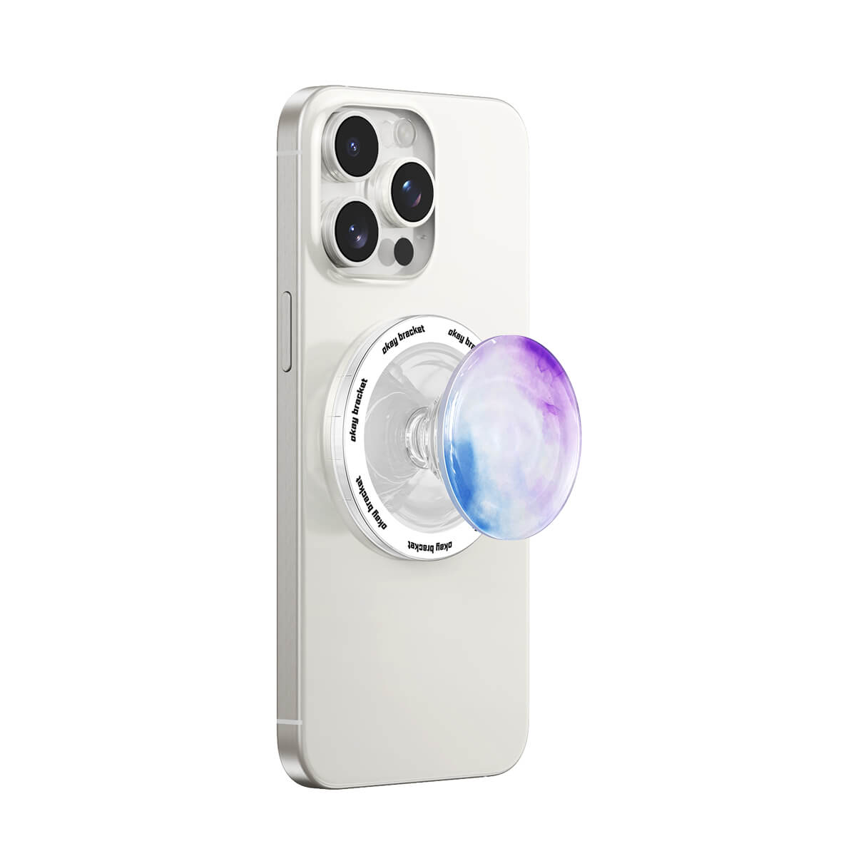 Violett Blau | Air Bag Grip für MagSafe