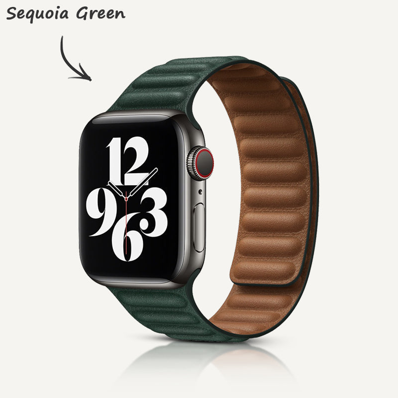Leder-Link Magnetarmband für Apple Watch
