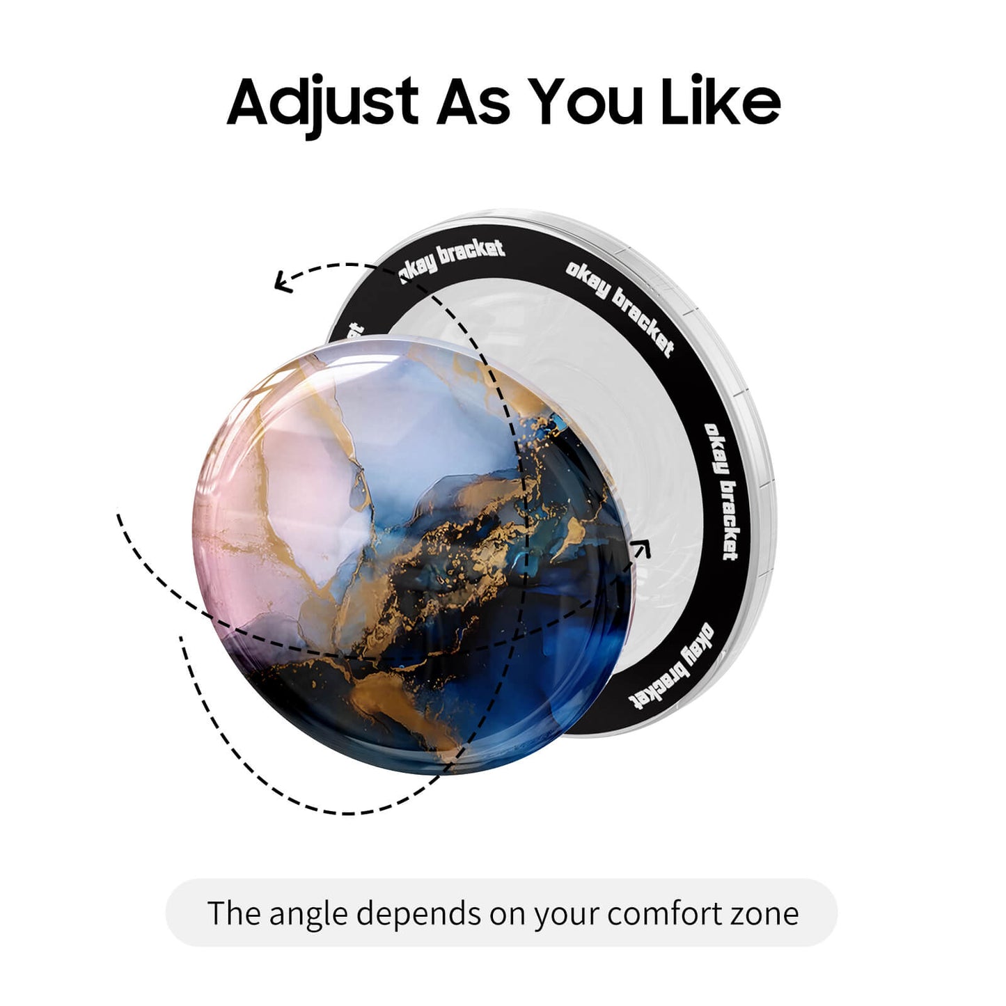 Broken Agate Green | Air Bag Grip für MagSafe