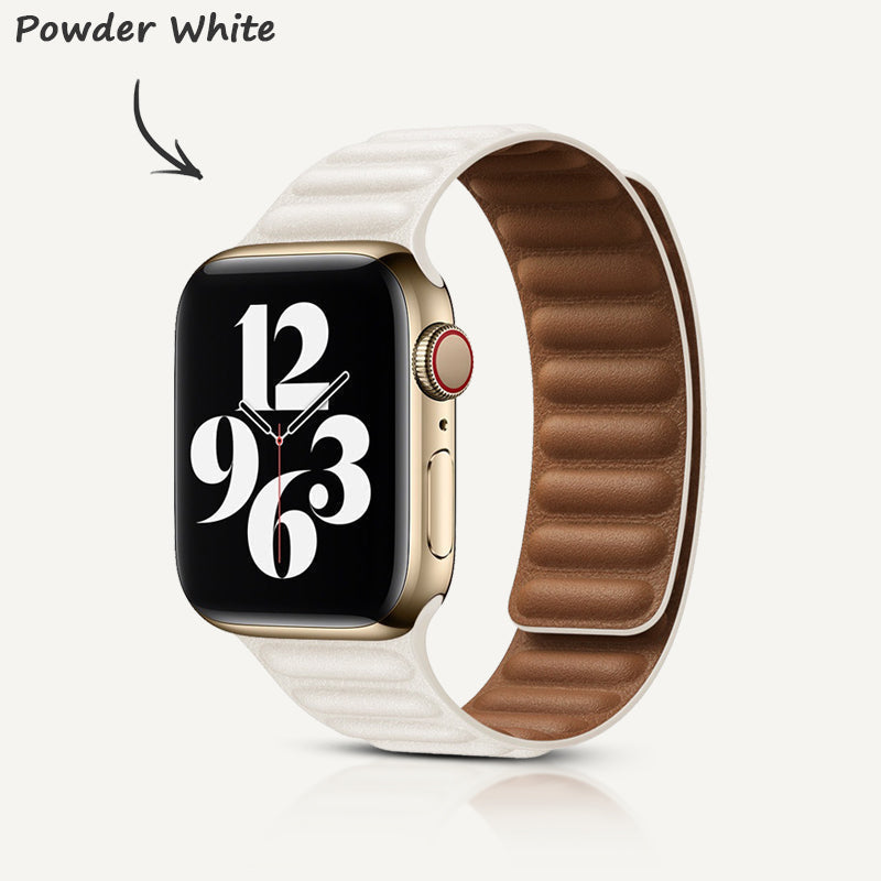 Leder-Link Magnetarmband für Apple Watch
