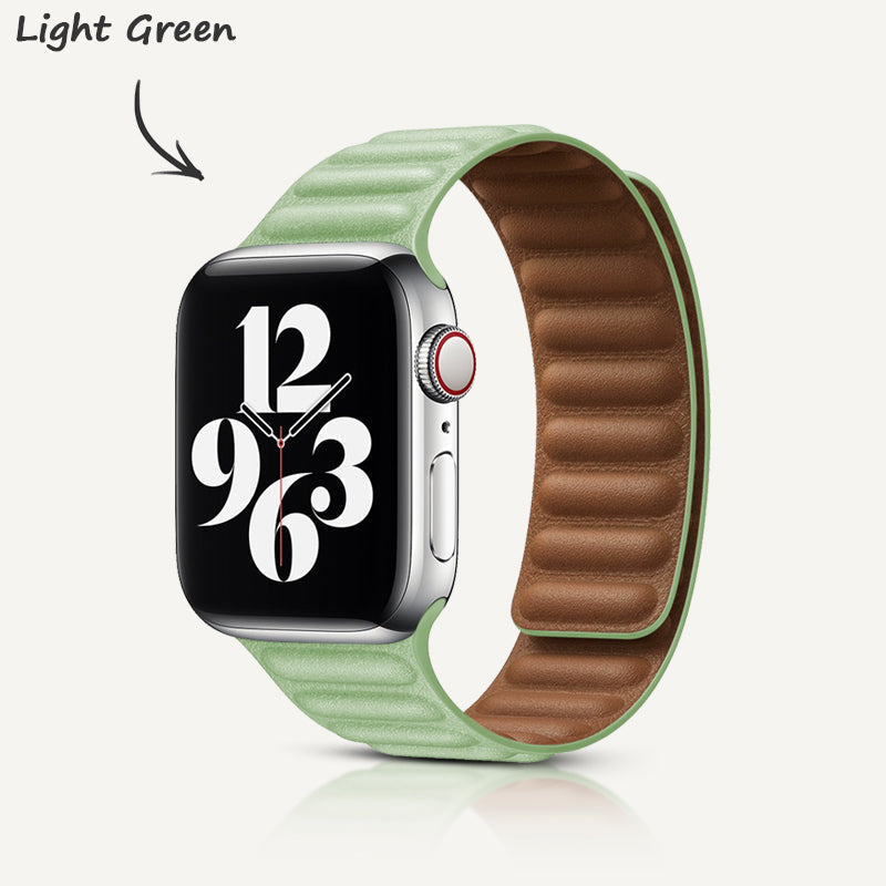 Leder-Link Magnetarmband für Apple Watch