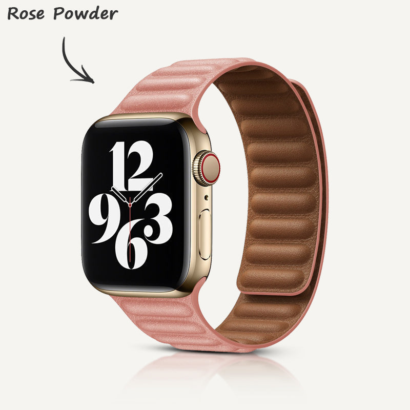 Leder-Link Magnetarmband für Apple Watch