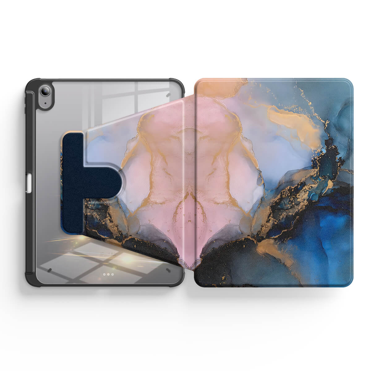 Falling Opal | iPad Series Snap 360° Schutzhülle
