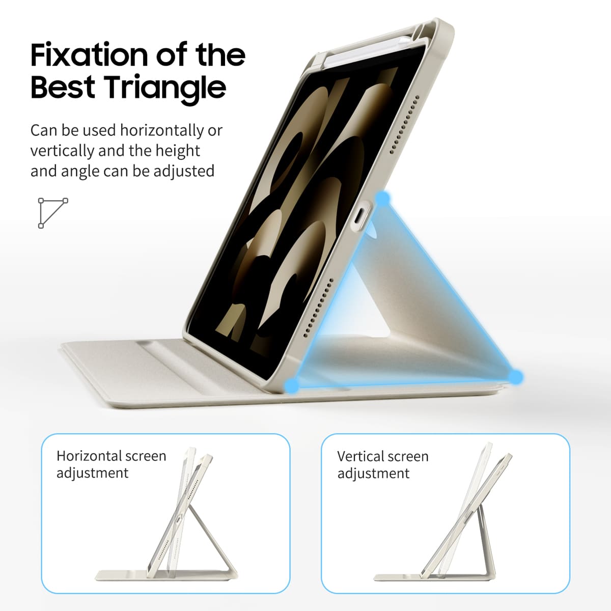 Lila Traum | iPad Series Snap 360° Stand Stoßfestes Schutzhülle