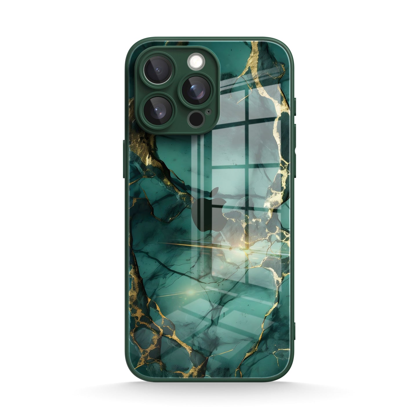 Broken Agate Green | Robuster iPhone-Schutz mit natürlicher Schönheit