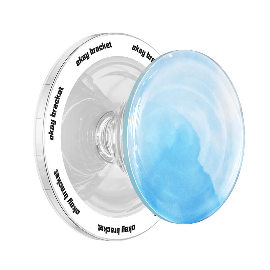 Aquarell Blau | Air Bag Grip für MagSafe