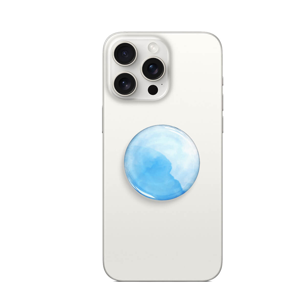 Aquarell Blau | Air Bag Grip für MagSafe