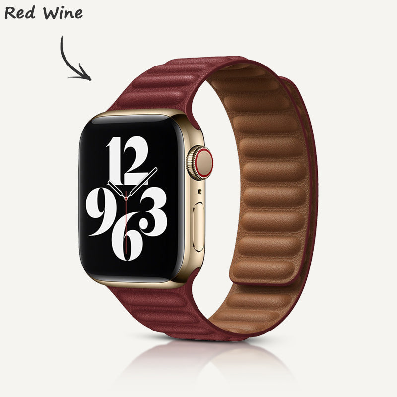 Leder-Link Magnetarmband für Apple Watch