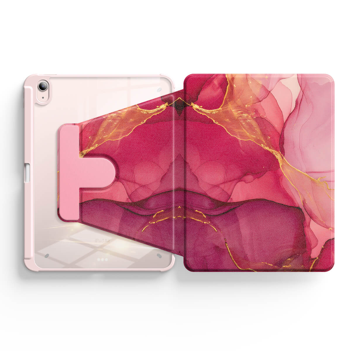 Achat Rot | iPad Series Snap 360° Schutzhülle