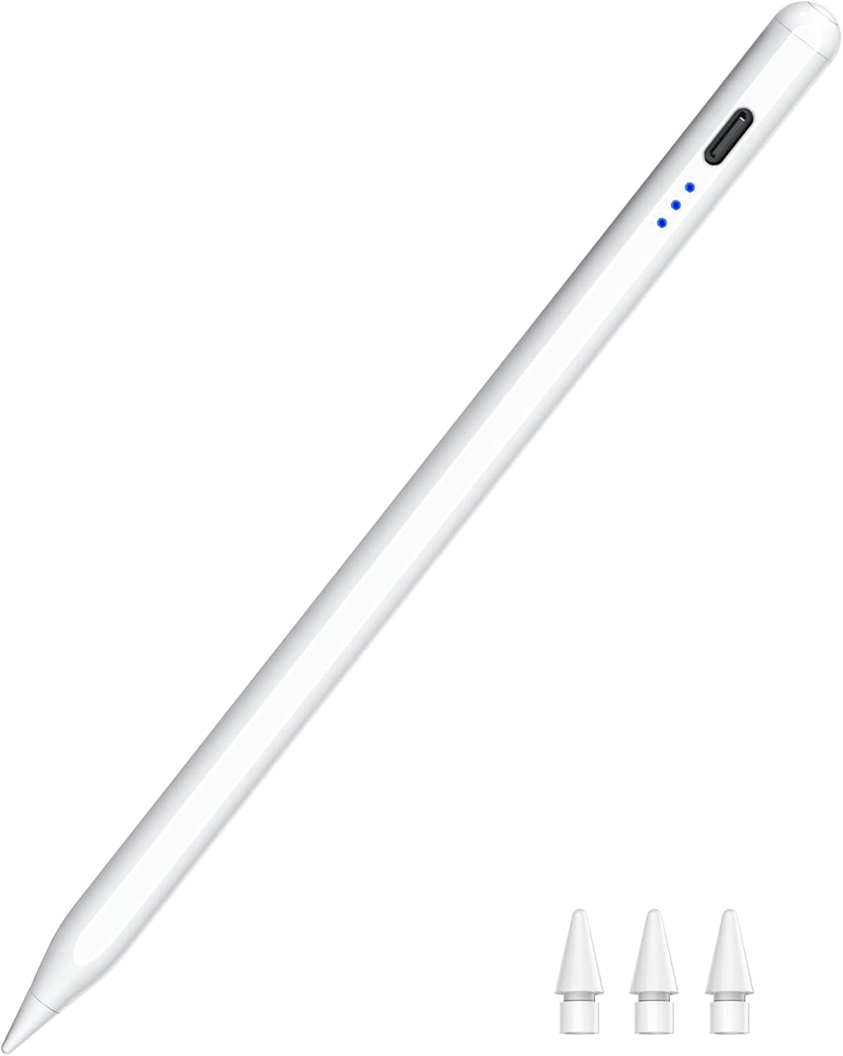 Stylus Pen für iPad (2018–2025) – Magnetisch, Schnellladefähig & Neigungsempfindlich