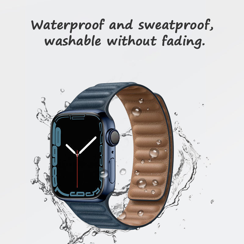 Leder-Link Magnetarmband für Apple Watch
