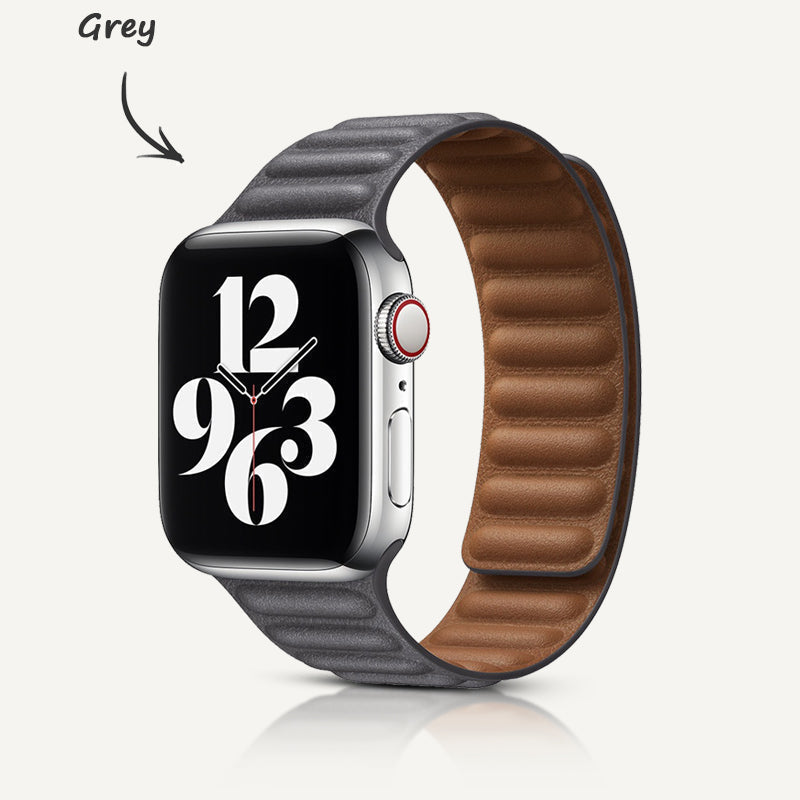 Leder-Link Magnetarmband für Apple Watch