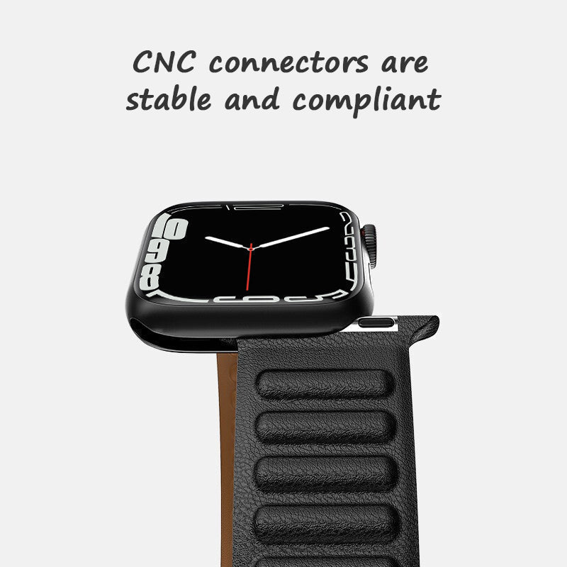 Leder-Link Magnetarmband für Apple Watch