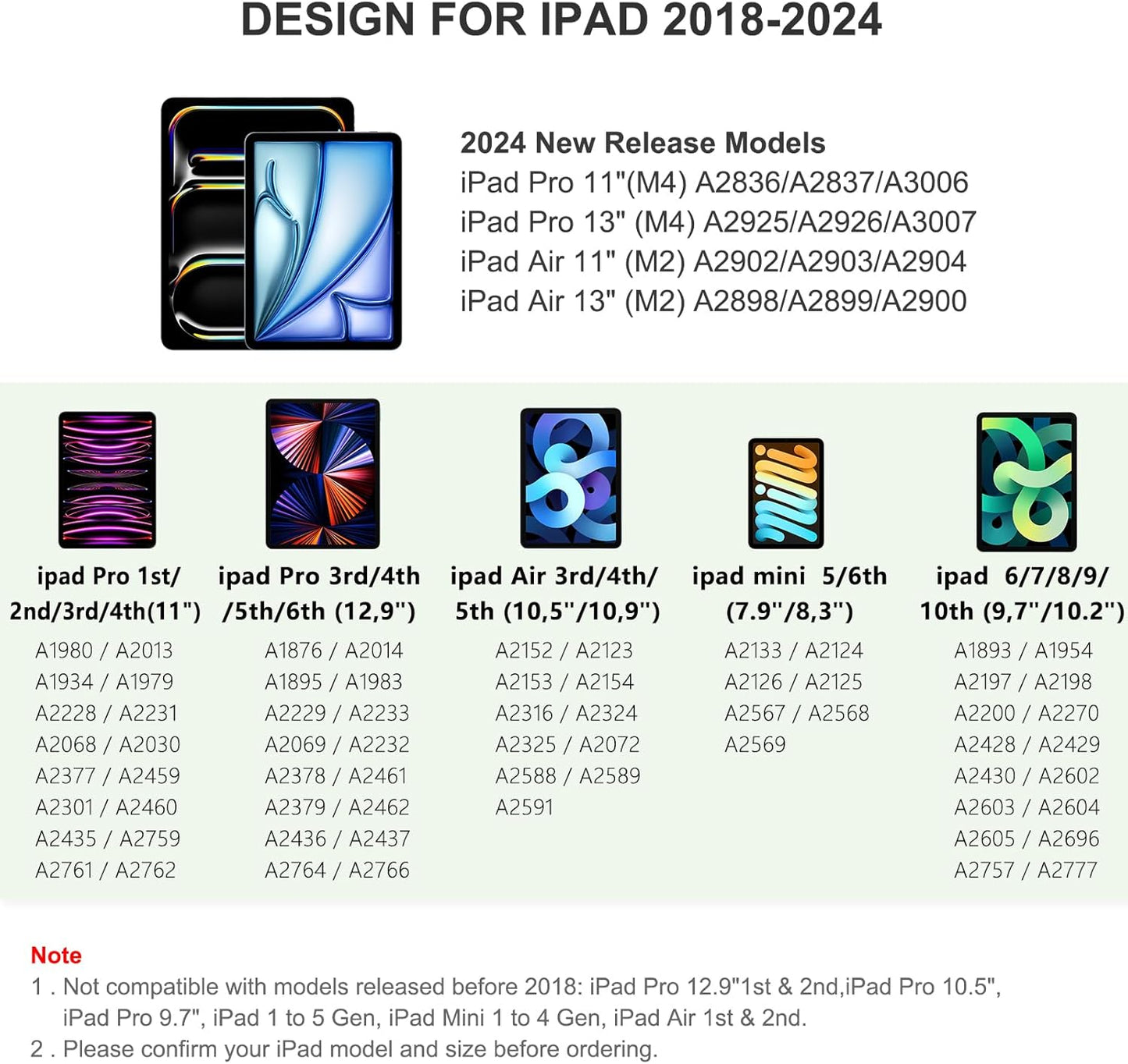 Stylus Pen für iPad (2018–2025) – Magnetisch, Schnellladefähig & Neigungsempfindlich