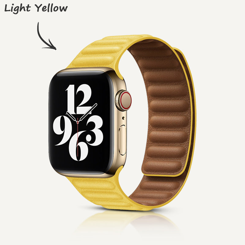 Leder-Link Magnetarmband für Apple Watch