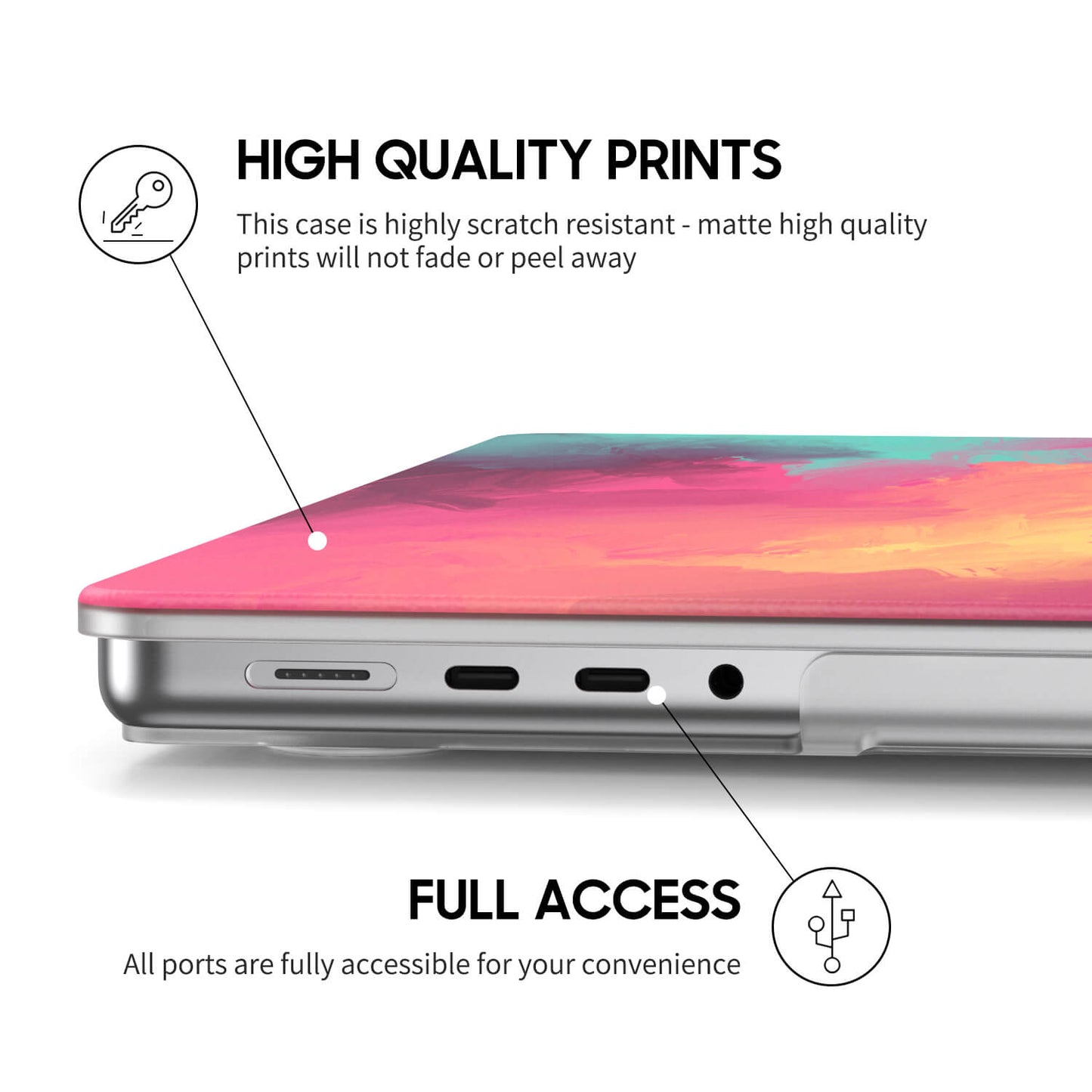 Nordlichter | Macbook Anti-Fall Schutzhülle