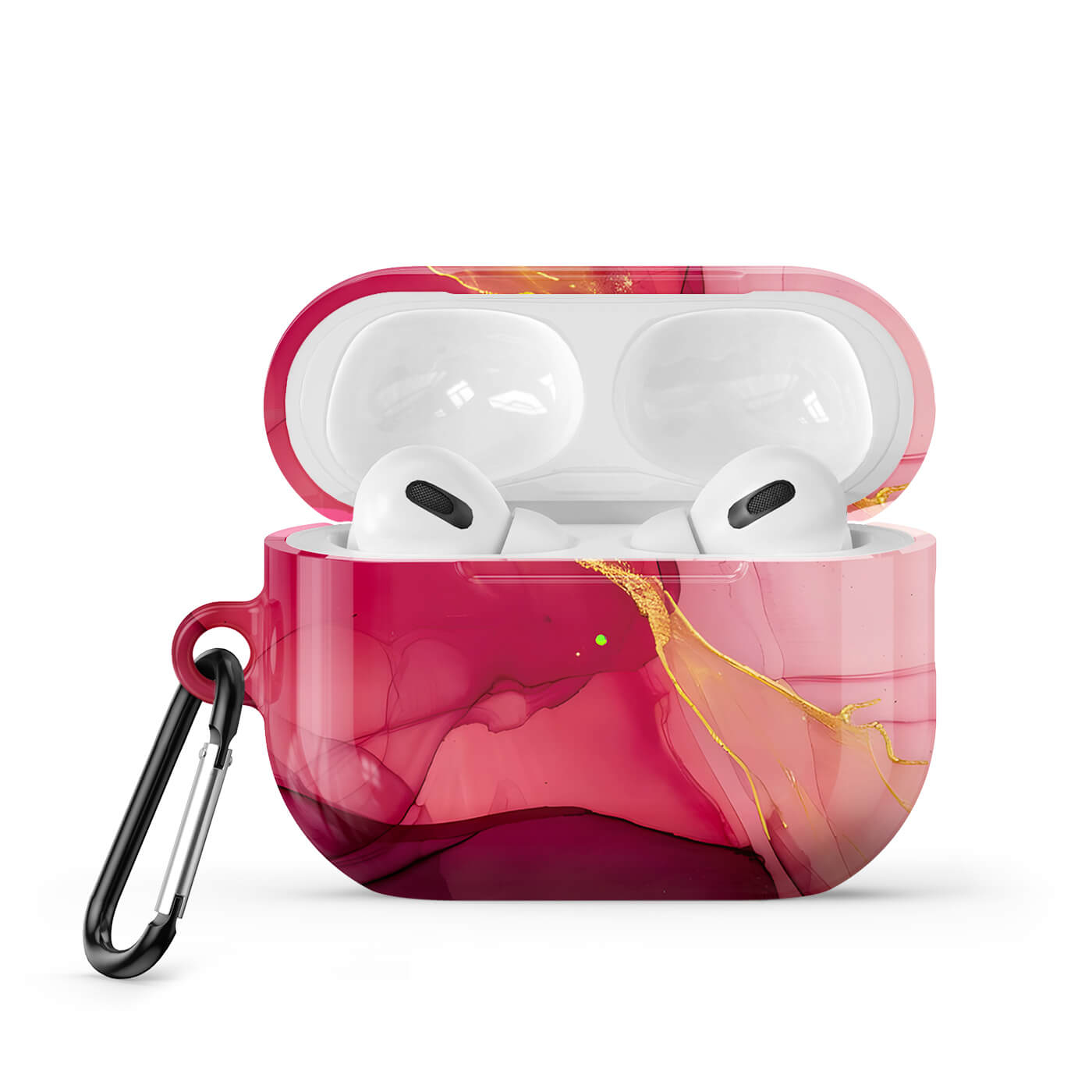 Achat Rot | Zuverlässiger Air Pod-Schutz mit feuriger Energie
