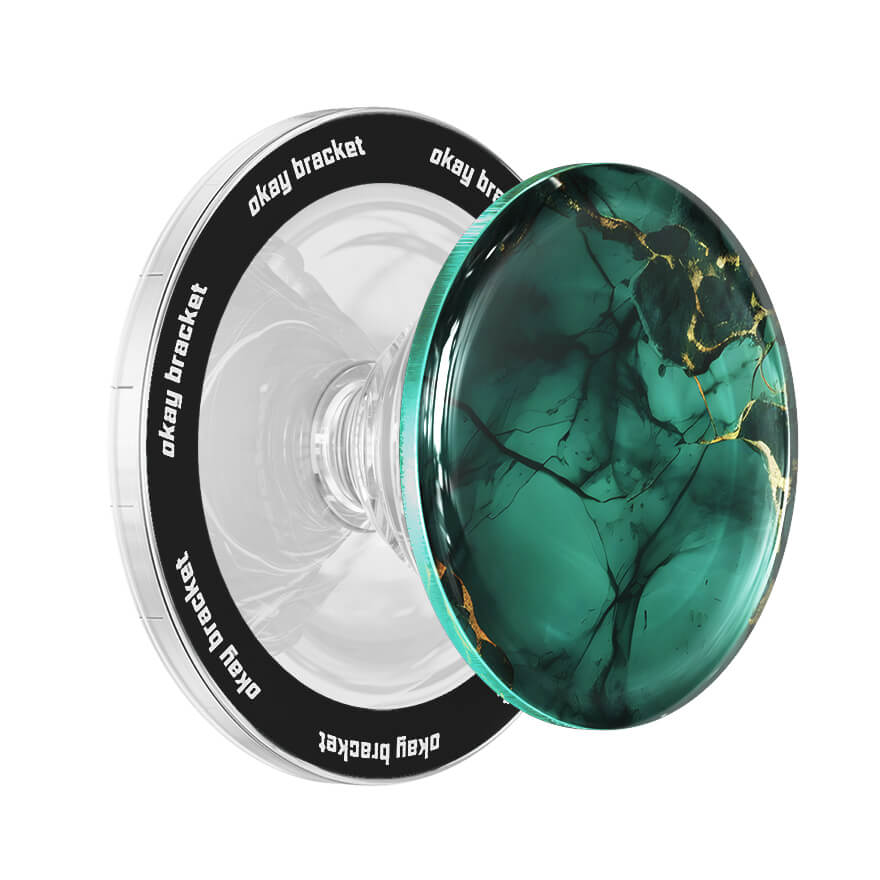 Broken Agate Green | Air Bag Grip für MagSafe