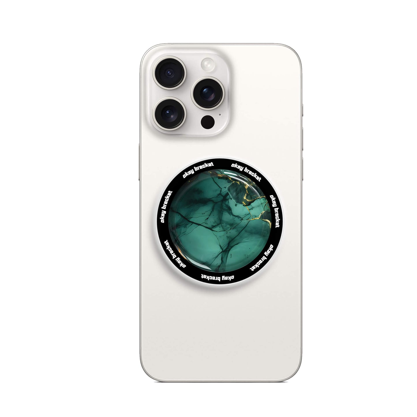 Broken Agate Green | Air Bag Grip für MagSafe
