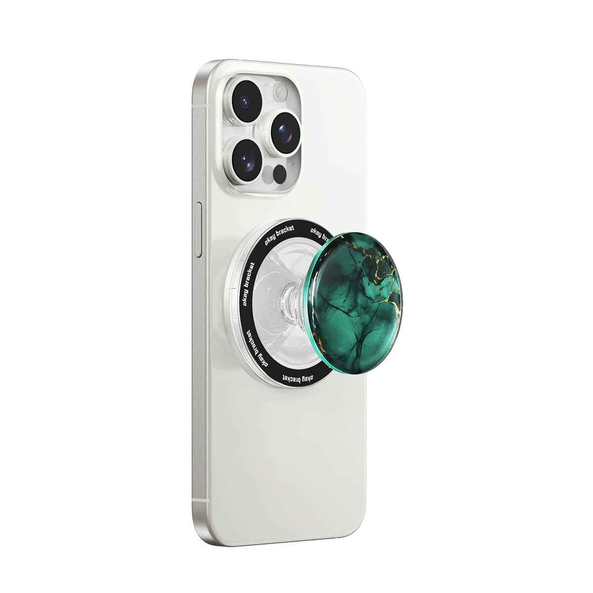 Broken Agate Green | Air Bag Grip für MagSafe