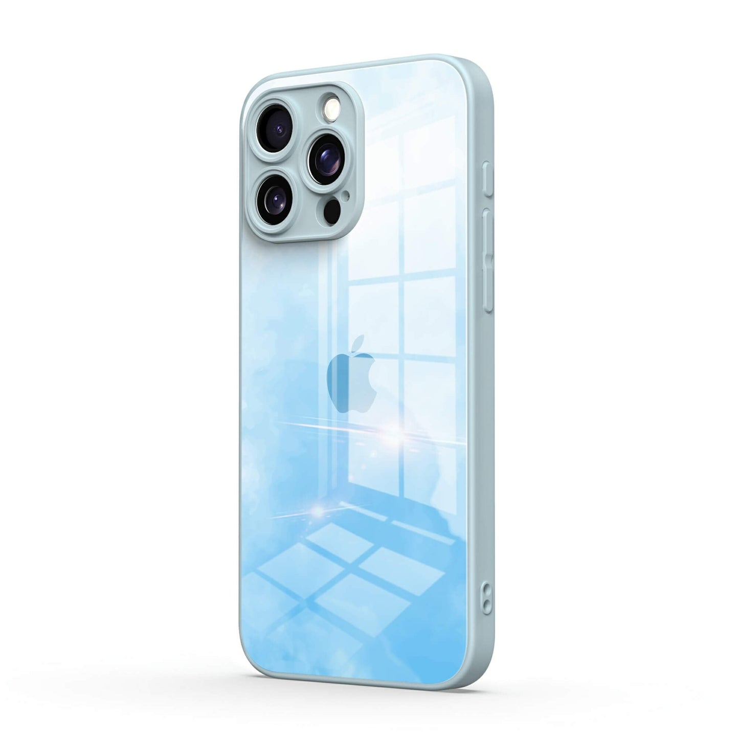 Aquarell Blau | Stoßfeste Schutzhülle für iPhone