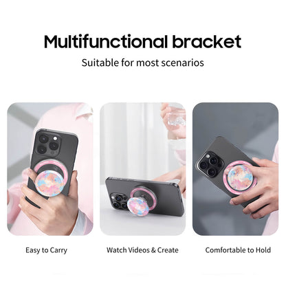 Schwarz Grau | Air Bag Grip für MagSafe