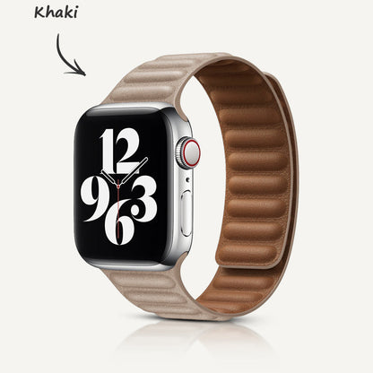 Leder-Link Magnetarmband für Apple Watch