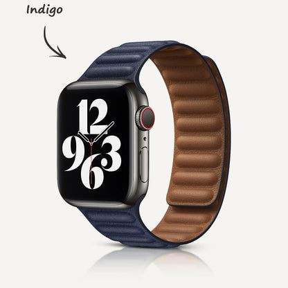 Leder-Link Magnetarmband für Apple Watch