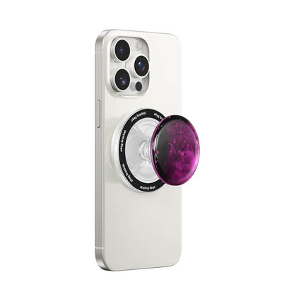 Schwarz Lila | Air Bag Grip für MagSafe