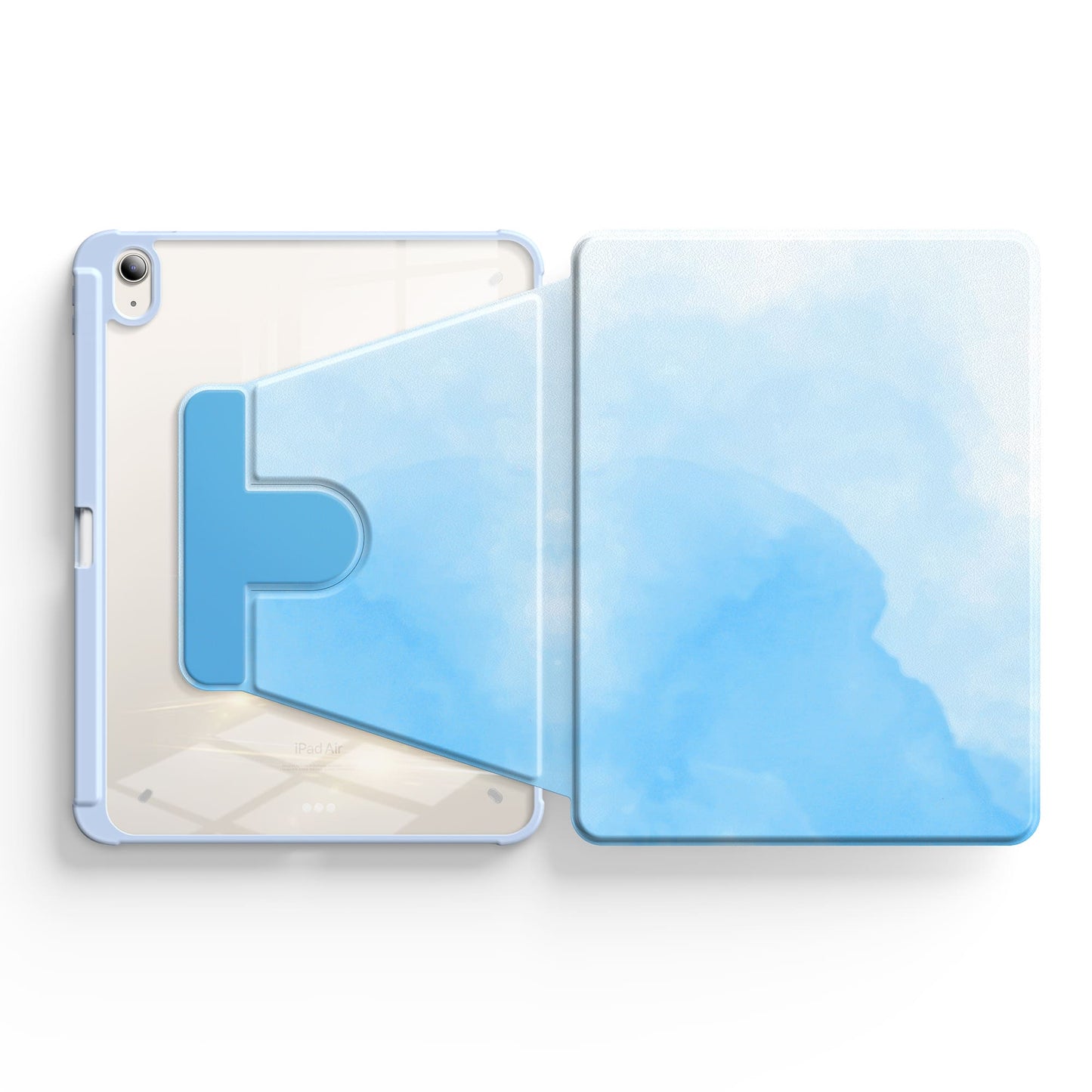 Aquarell Blau | iPad Series Snap 360° Schutzhülle