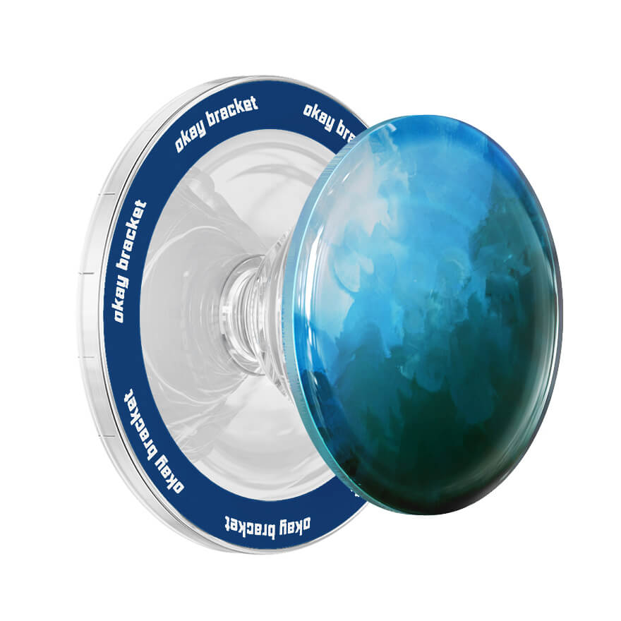 Blau Schwarz | Air Bag Grip für MagSafe