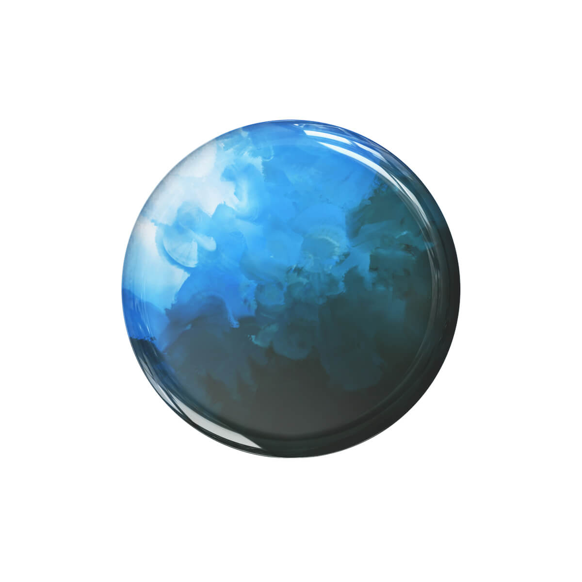 Blau Schwarz | Air Bag Grip für MagSafe