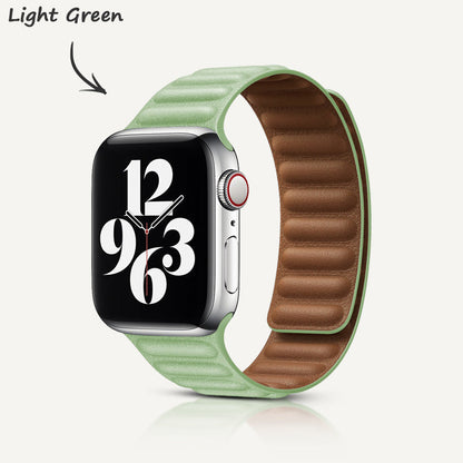 Leder-Link Magnetarmband für Apple Watch