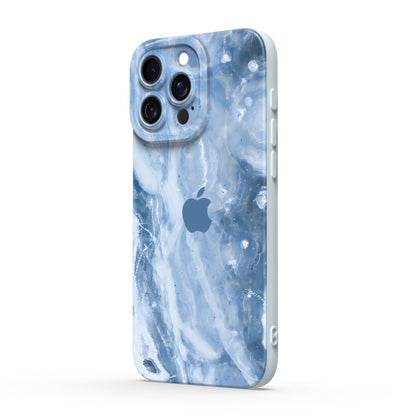 Blue Gray Opal | Stoßfeste iPhone-Hülle mit mystischem Glanz