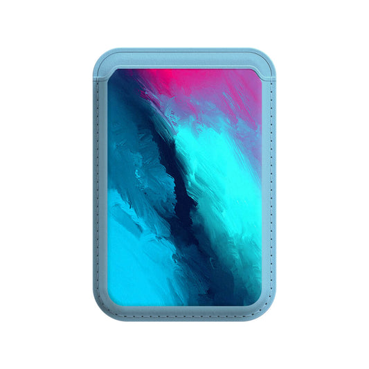 Deep Sea | Leder Wallet mit MagSafe