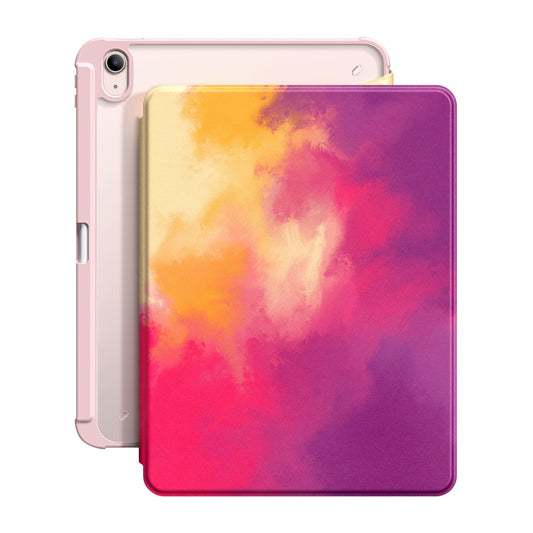 Daisy Fuchsia | iPad Series Snap 360° Stand Stoßfestes Schutzhülle