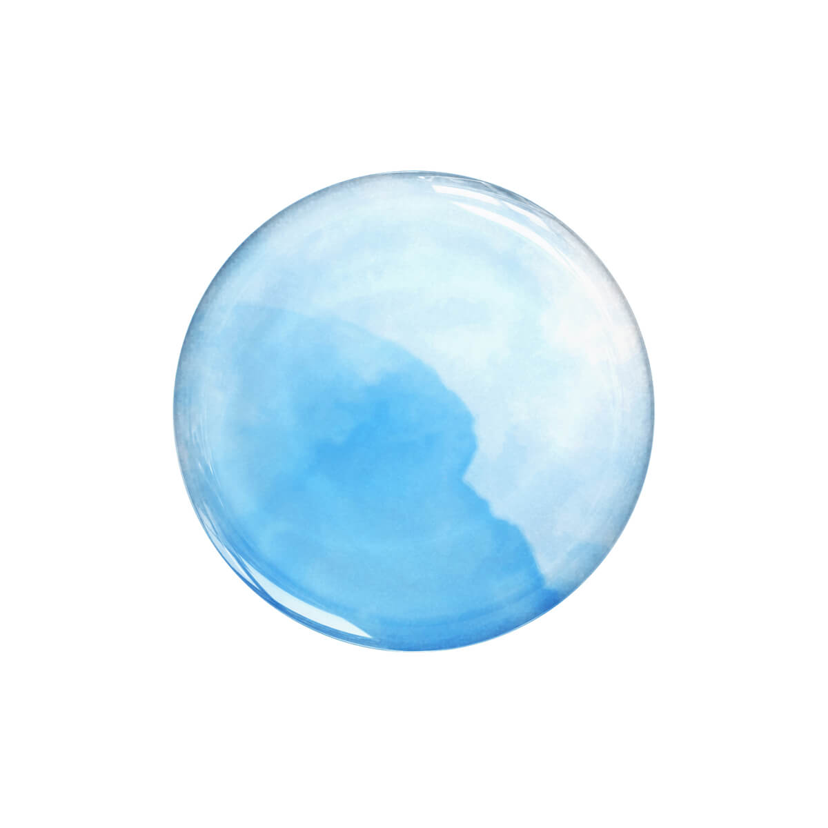 Aquarell Blau | Air Bag Grip für MagSafe