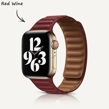 Leder-Link Magnetarmband für Apple Watch