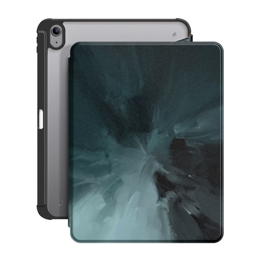 Schwarz Grau| iPad Series Snap 360° Stand Stoßfestes Schutzhülle