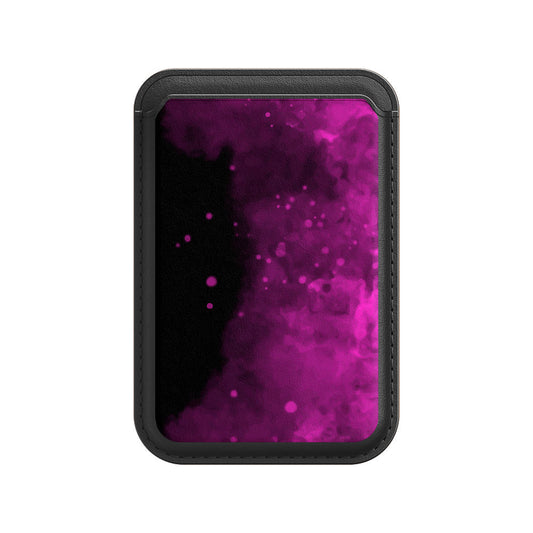 Schwarz Lila | Wallet mit MagSafe