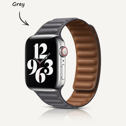 Leder-Link Magnetarmband für Apple Watch