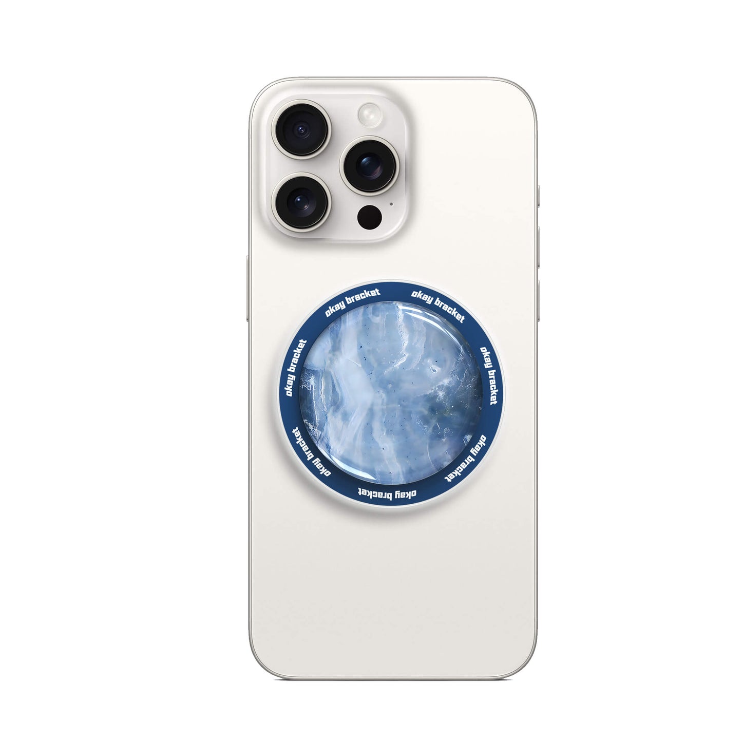 Blue Gray Opal | Air Bag Grip für MagSafe