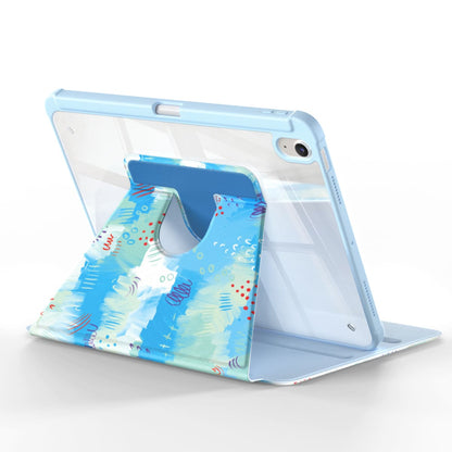 Blue Gray Opal | iPad Series Snap 360° Schutzhülle